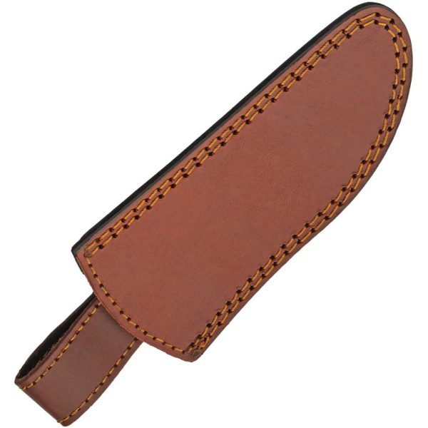 Pakistan Fixed Blade Grooved Wood - Stainless