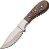 RiteEdge Bobcat Skinner Fixed Blade - Black Brown Wood