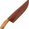 RiteEdge Trailing Point Fixed Blade - Burnt Bone Handle