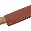 RiteEdge Rugged Wood Hunter Fixed Blade - Brown Wood