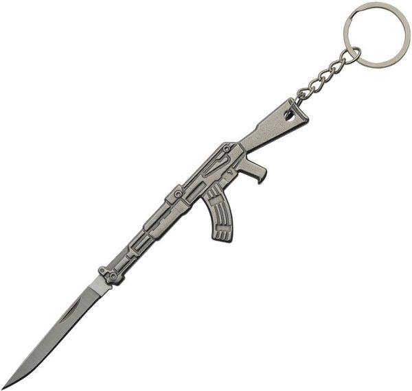Pakistan Gun Keychain Folder - Stainless 2.25 inches