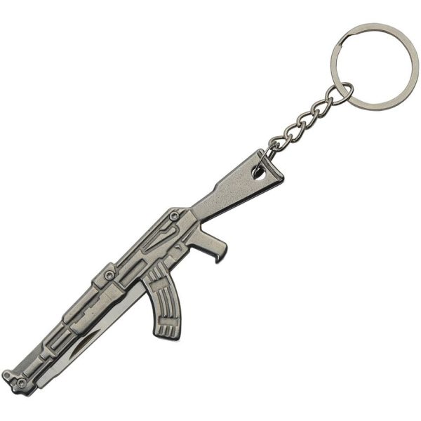 Pakistan Gun Keychain Folder - Stainless 2.25 inches