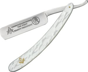 Pakistan Masonic Razor - George Washington Etched Blade