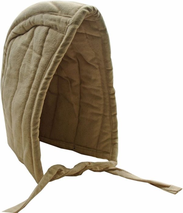 India Made Cotton Padded Arming Cap Tan