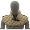 India Made Padded Collar Medieval Garment Cotton