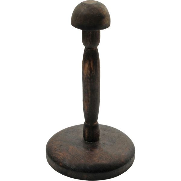 PA230973_add_01.jpg India Made Roman Helmet w/ Wooden Stand Display