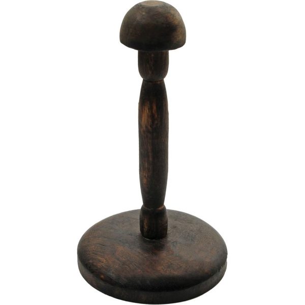 India Made Mini Crusader Helmet with Wooden Stand