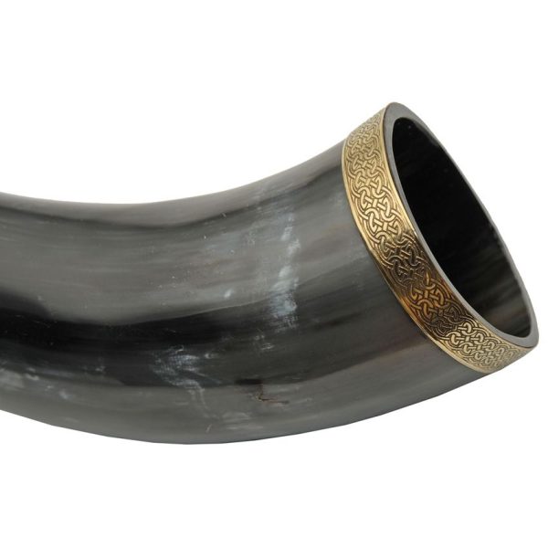 India Made Viking Drinking Horn - Buffalo Horn 14 inches
