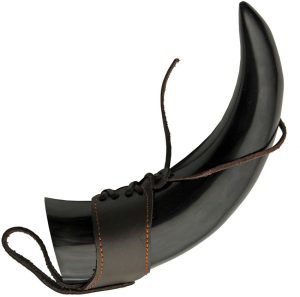 India Made Viking Horn - Black Horn 10 inches