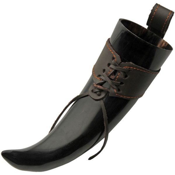 India Made Viking Horn - Black Horn 10 inches