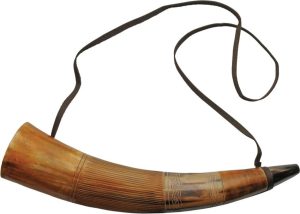 India Made Blowing War Horn - 14-16 inches Polished