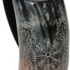 Pakistan Viking Compass Tankard - Horn Construction