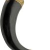 PA230992.jpg India Made Fancy Viking Horn - Natural Horn Brass Trim