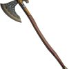 PA2466.jpg Rite Edge Two-Handed Viking Axe 40" Ash Wood Handle Black