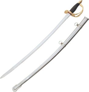 India Made Cavalry Sword 32.875" Stainless Blade Fixed Blade