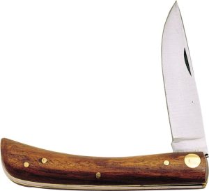 Pakistan Work Knife Stainless Folding - Wood Handle
