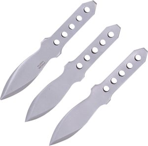 Pakistan Throwing Knives Set 3pc - Stainless Double Edge