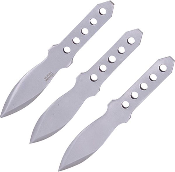 Pakistan Throwing Knives Set 3pc - Stainless Double Edge