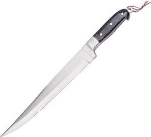 Pakistan Kyber Bowie 12.5in Blade - Black Composition Handle