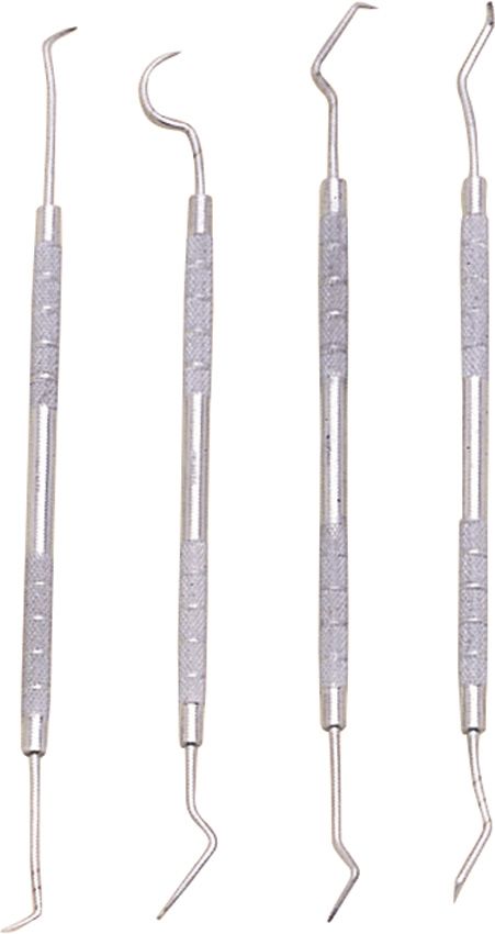 PA323.jpg Pakistan Dental Pick Set Carbon Steel - Storage Pouch