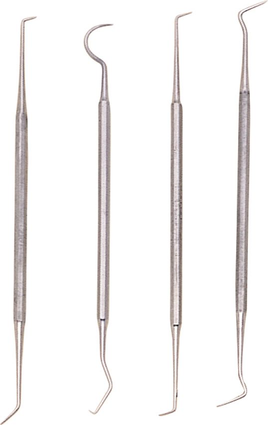 Pakistan Dental Pick Set Stainless Steel - Storage Pouch