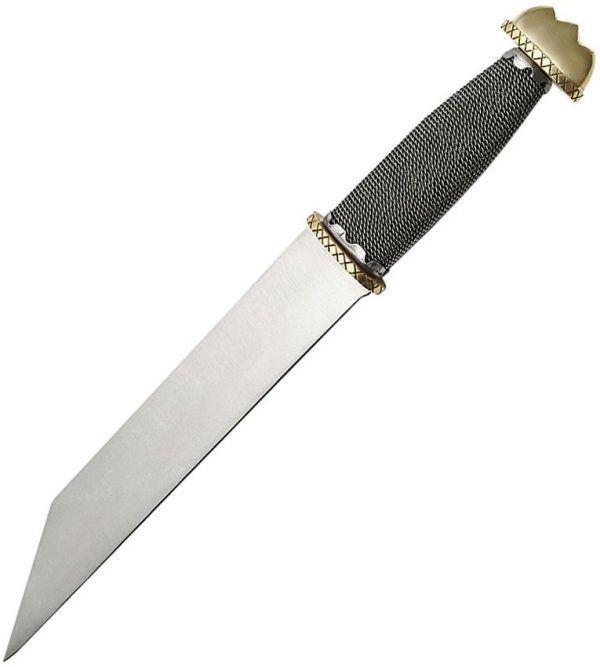 Pakistan Seax Wire Wrapped Handle - 9.75 Inch Stainless Blade