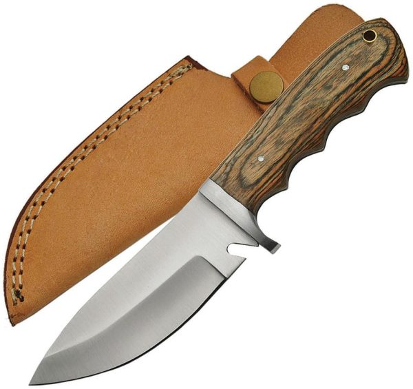 Pakistan Pakkawood Hunter Drop Point Blade