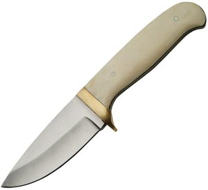 PA3360BO.jpg Pakistan Fixed Blade White Bone Drop Point