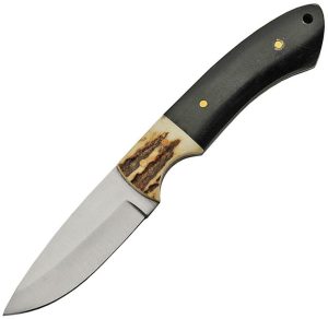 PA3379.jpg Pakistan Fixed Blade Hunter Buffalo Horn Stag Bone