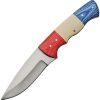PA3383.jpg Pakistan Fixed Blade Red White Blue - 8 inches Full Tang