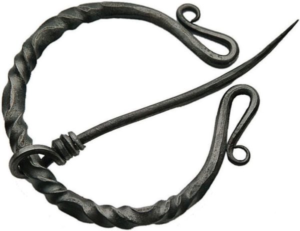 PA4403.jpg Rite Edge Twisted Cloak Pin - Black Steel