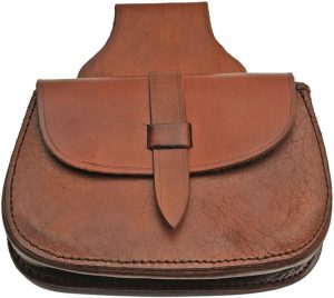 Rite Edge Medieval Belt Bag Brown - Leather