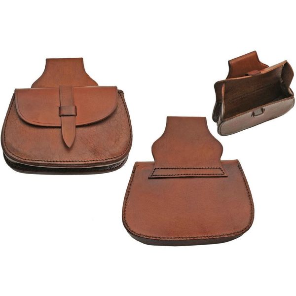 Rite Edge Medieval Belt Bag Brown - Leather