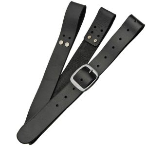 Rite Edge Sword Belt Black - Leather with Strap