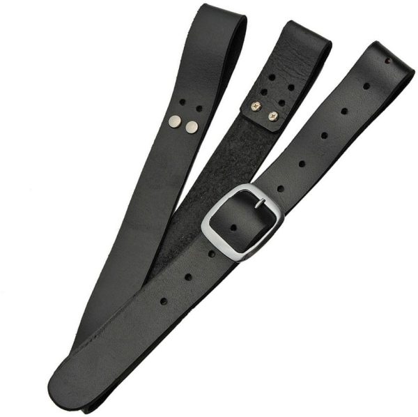 Rite Edge Sword Belt Black - Leather with Strap