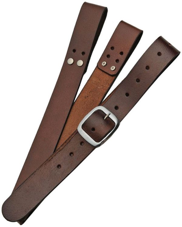 Rite Edge Sword Belt Brown - Leather with Strap