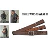 Rite Edge Sword Belt Brown - Leather with Strap