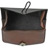 Pakistan Medieval Belt Bag Bone Button - Black/Brown
