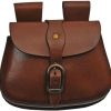 Pakistan Medieval Saddle Bag Brown Leather