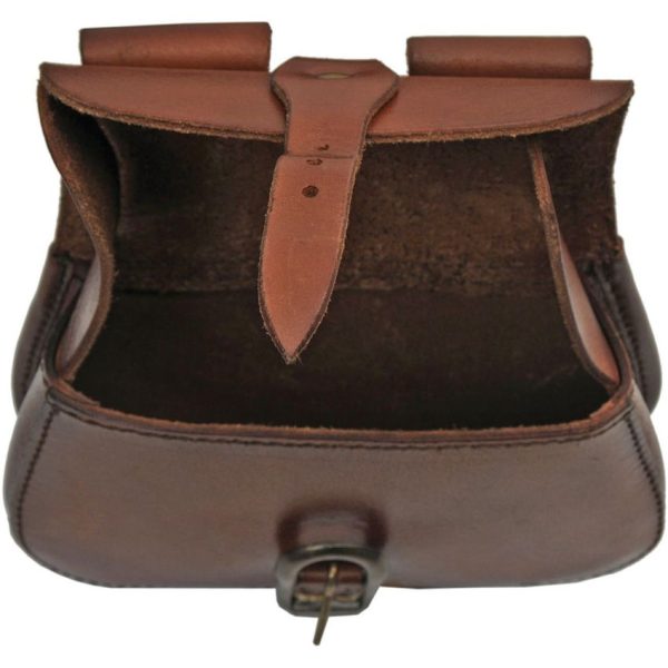 Pakistan Medieval Saddle Bag Brown Leather
