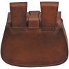 Pakistan Medieval Saddle Bag Brown Leather