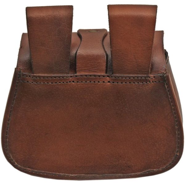 Pakistan Medieval Saddle Bag Brown Leather