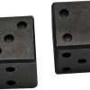Pakistan 2Pc Forged Dice Set - Metal with Pouch