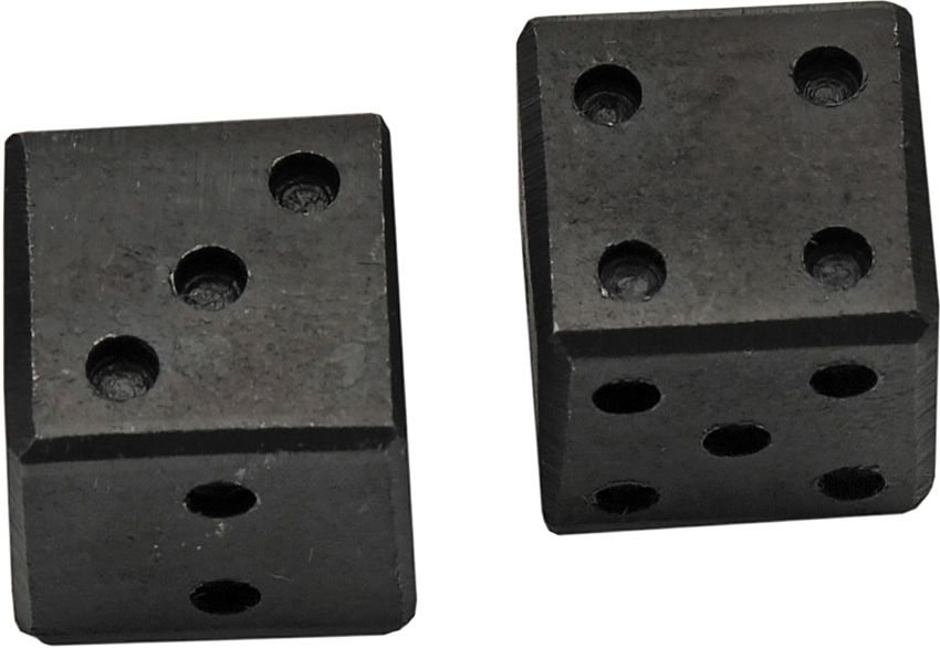 Pakistan 2-Piece Forged Dice Set 0.75" with Pouch