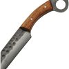 Rite Edge Ring Seax Knife - 4 inch Hammered Blade