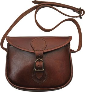 Pakistan Medieval Shoulder Bag - Black/Brown Top Grain