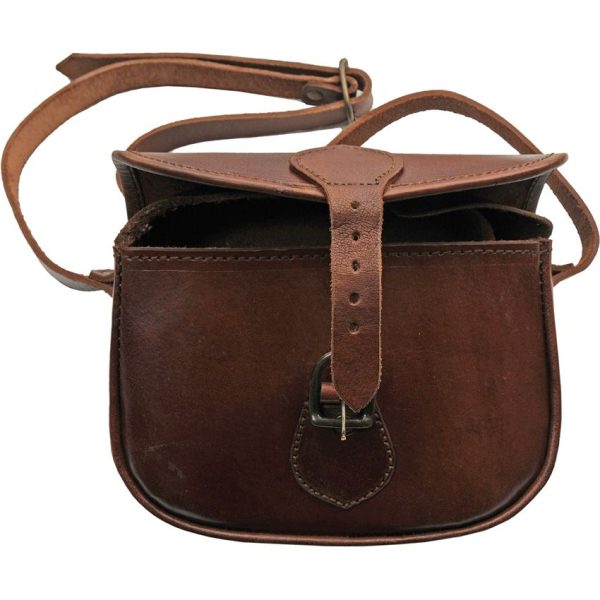 Pakistan Medieval Shoulder Bag - Black/Brown Top Grain