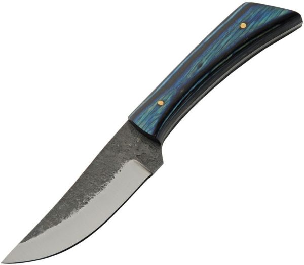 PA4450.jpg Pakistan Forged Fixed Blade - Blue Wood Handle