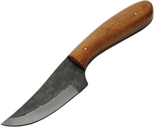PA4451.jpg Pakistan Fixed Blade Saddle - Brown Wood Handle
