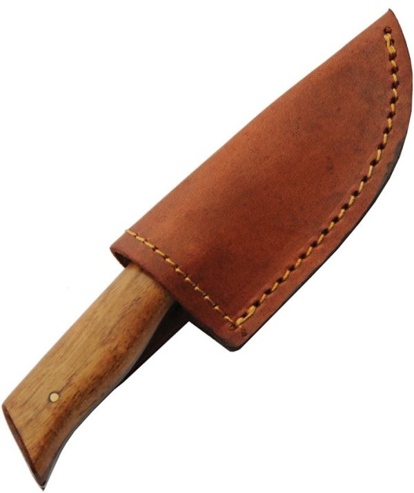 Pakistan Wide Blade Skinner - Brown Wood Handle